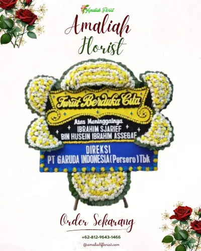 Papan Bunga Duka di Bandingan