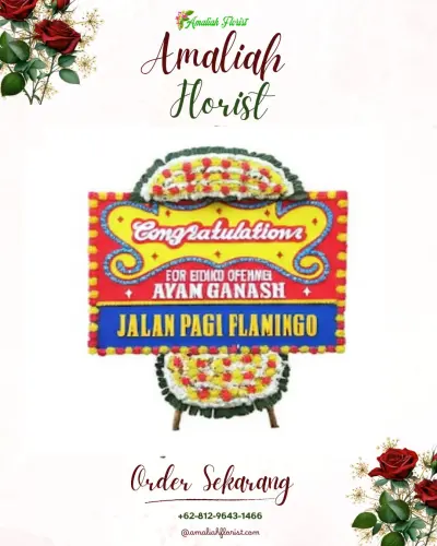Bunga Papan Congratulation di Bandingan